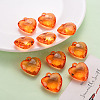 Transparent Acrylic Pendants TACR-T024-03B-921-6