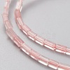 Cherry Quartz Glass Beads Strands G-C301-10-3