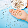 Brass Hoop Earrings Findings Kidney Ear Wires KK-TA0007-10-5