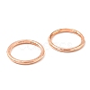 Alloy Soldered Closed Jump Rings KK-WH0052-05A-RG-3