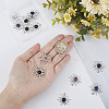20Pcs Natural Gemstone Pendants FIND-SC0003-99-3
