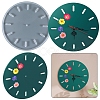 Flat Round Clock Wall Decoration Silicone Molds SIMO-PW0001-421-1