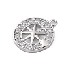 Brass Micro Pave Cubic Zirconia Pendants KK-P289-05P-2