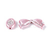 Pearlized Opaque Acrylic Beads OACR-T029-04C-2