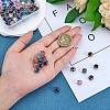 60pcs 5 Colors Handmade Gold Sand Lampwork Beads LAMP-SZ0001-19-3