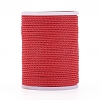 Round Waxed Polyester Cord YC-G006-01-1.0mm-15-1