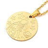 Constellation Pendant Necklaces NJEW-S422-04G-11-2