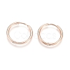 Ion Plating(IP) 304 Stainless Steel Huggie Hoop Earrings EJEW-F111A-20mm-RG-1