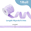 10 Yards Polyester Pleated Edged Ribbon for Clothing Decoration DIY-FI0001-13D-2