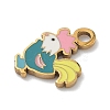 304 Stainless Steel Enamel Pendants STAS-G374-01G-10-2