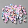 Opaque Acrylic Bead OACR-WH0037-13-1