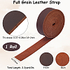 2M Flat AB Grade Cowhide Leather Cord AJEW-WH0479-73G-02-2