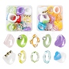 18Pcs Acrylic Finger Rings RJEW-LS0001-01-2