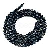Natural Blue Tiger Eye(Dyed & Heated) Beads Strands G-M438-A04-01-5