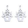 Non-Tarnish 201 Stainless Steel Pendants STAS-N098-089P-1
