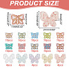15Style Plating Transparent Acrylic Beads OACR-AR0001-19-2
