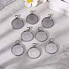 Tibetan Style Alloy Pendant Cabochon Settings LS-TIBE-R295-055B-LF-5