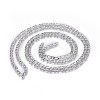 Tarnish Resistant 304 Stainless Steel Figaro Chains CHS-G005-D-02P-2