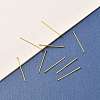 Brass Flat Head Pins KK-F824-114C-G-3