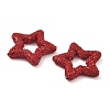 Star Shape Polymer Clay Rhinestone Beads CLAY-NH0001-06B-2