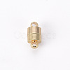 Brass Magnetic Clasps with Loops KK-Q765-007-NF-1