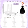 Plastic Doll Stands ODIS-WH0038-98A-2