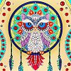 DIY Bohemian Style Diamond Painting Kits BOHO-PW0001-099B-1