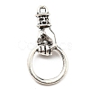 Plated Alloy Pendants X-PALLOY-D020-03AS-1