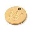 Ion Plating(IP) 304 Stainless Steel Pendants FIND-M017-02G-W-2