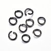 Ion Plating(IP) 304 Stainless Steel Open Jump Rings X-STAS-H467-03B-6MM-1