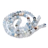 Natural Aquamarine Beads Strands G-L651-C09-4mm-3