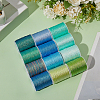 12 Rolls 12 Colors Metallic Sewing Thread OCOR-CY0002-02D-3