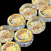 AB Color Plated Electroplate Glass Transparent Beads Strands EGLA-G037-10A-AB01-1
