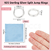 925 Sterling Silver Split Jump Rings FIND-BC0005-42B-2