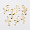 304 Stainless Steel Tiny Cross Charms STAS-H436-49-1
