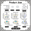 Glass Beads & Pendants Findings Kits GLAA-SC0002-92-2