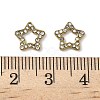 304 Stainless Steel Rhinestone Cabochons STAS-A057-04G-E02-3
