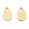 Brass Charms X-KK-O131-11G-2