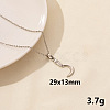 Vintage Stainless Steel Moon Sword Pendant Necklaces for Women QX2053-9-1