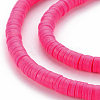Handmade Polymer Clay Bead Strands X-CLAY-T002-6mm-49-3