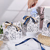 Floral Printed Paper Gift Tote Bags ABAG-WH0044-82A-3