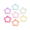 Luminous UV Plating Opaque Acrylic Beads OACR-Q204-29-2