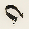 Rubber Cord Ring Components X-EJEW-G113-2