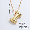 Stainless Steel Party Balloon Letter Pendant Cable Chain Necklaces for Women YF1942-9-1