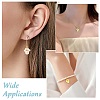 40Pcs 8 Style ABS Plastic Imitation Pearl Pendants PALLOY-CJ00177-7
