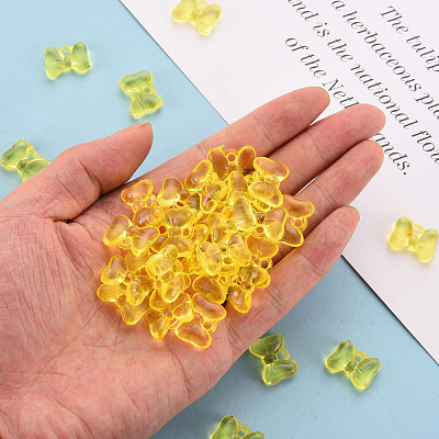 Transparent Acrylic Pendants TACR-T024-02BA-916-1