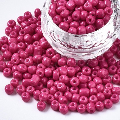 6/0 Glass Seed Beads SEED-S058-A-F421-1