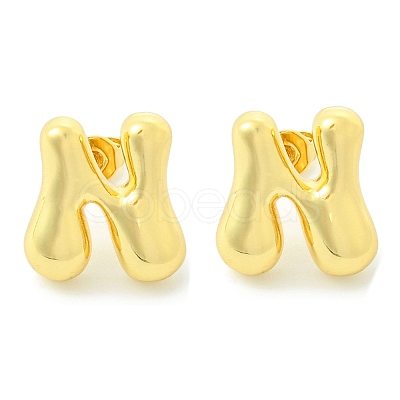 Rack Plating Brass Earrings EJEW-S222-01G-N-1