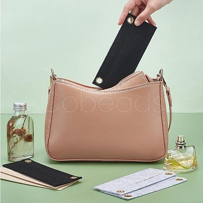 6Pcs 3 Colors Wool Felt Purse Organizer Insert FIND-CN0001-08-1