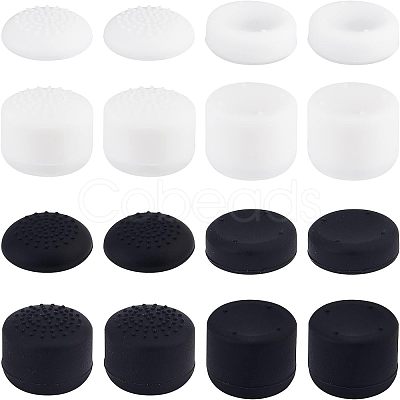 Olycraft 2Set 2 Colors Silicone Replacement Gamepad Button Keycap Set AJEW-OC0002-81B-1